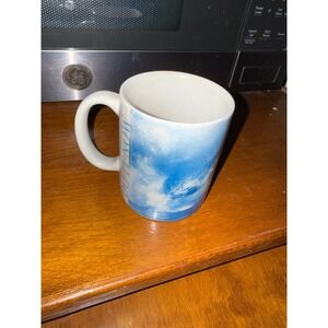 Do It Now Motivational Success Quote Coffee Mug Blue Sky Clouds Ceramic Cup